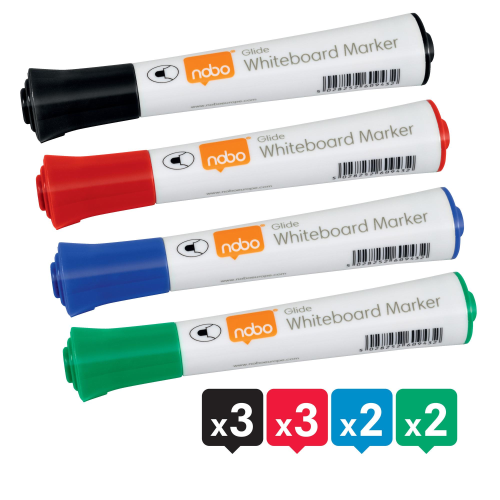 CF10 PENNARELLI A SECCO GLIDE - PUNTA TONDA (10 PEZZI) COLORI ASSORTIT